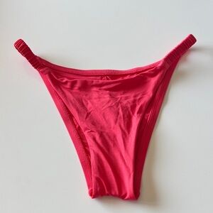 Pink High-Cut Bikini Bottom